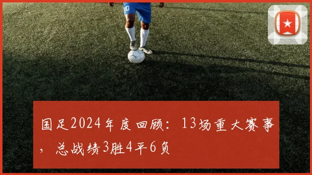 国足2024年度回顾：13场重大赛事，总战绩3胜4平6负